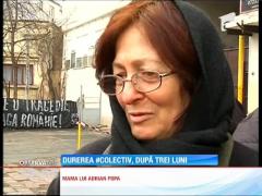 S-a aprins din nou altarul în faţa clubului Colectiv! La trei luni de la tragedia care a ucis 63 de oameni, supravieţuitorii şi părinţii tinerilor morţi au venit în faţa clubului