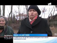 O femeie de 87 de ani din Botoşani a fost găsită carbonizată în casă