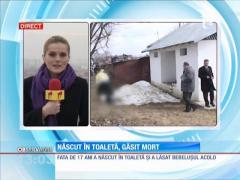 O fată de 17 ani a născut într-o toaletă