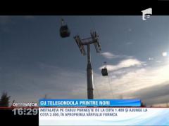 Cea mai nouă telegondolă din ţară şi cea mai modernă este în Sinaia