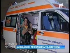 Asistentă medicală concediată pe viață de judecători