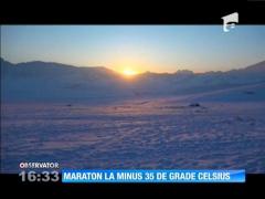 Maraton la -35 de grade Celsius