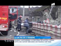Pericol de explozie, în Dej, după un accident spectaculos