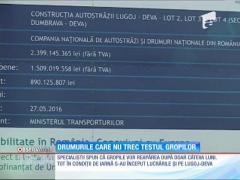 Muncitorii n-au reuşit să astupe la termen gropile de pe Autostrada Soarelui