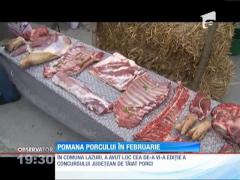 În Harghita şi în Satu Mare se degustă pomana porcului