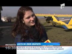 În România se fac lecții gratuite de zbor