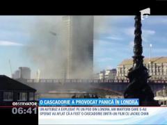 O cascadorie a provocat panică pe străzile din Londra
