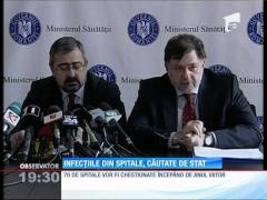 Infecţiile din spitale, pe masa autorităților