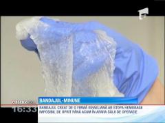 A apărut bandajul care poate opri, instantaneu, aproape orice hemoragie