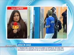 O tânără mamă din judeţul Cluj a fost incendiată de soț