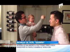 Un bebeluş american încurcat de fratele geamăn al tatălui său