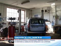 Poliţele RCA: Constatarea pagubelor va fi făcută obligatoriu în maximum cinci zile lucrătoare