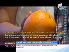 Bacteria care i-a îmbolnăvit pe copiii bolnavi din Argeş ar proveni din portocale
