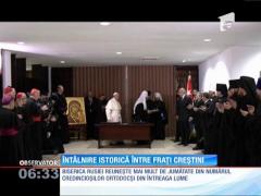 Eveniment istoric în Cuba: Papa s-a întâlnit cu patriarhul celei mai mari biserici ortodoxe din lume