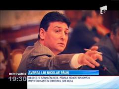 Cât însumează averea deputatului Nicoale Păun