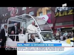 Papa Francisc a celebrat liturghia în bazilica Sfintei Fecioare din Mexic