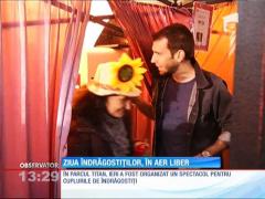 Bucureştenii au sărbătorit Ziua Îndrăgostiţilor în aer liber