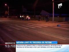 Un bărbat din Bacău a fost lovit pe trecerea de pietoni