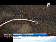 Un bărbat din Piteşti a încercat să intre în apartament din locuința vecinilor