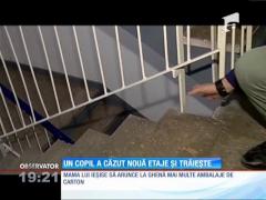 Un bebeluş de numai 11 luni a supravieţuit miraculos după ce a căzut de la etajul 9 al unui bloc din Capitală