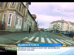 O femeie a fost tâlhărită în plină zi pe o stradă din Sibiu
