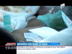 Cristina Stancu este mama de înger. A pierdut-o pe Teodora, fiica ei de numai 11 luni