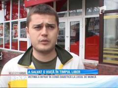 Un pompier a salvat o viață în timpul liber