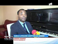 Familie africană adoptată de românii din inima Ardealului