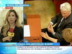 Guvernul blochează aplicarea legii privind pensiile speciale ale parlamentarilor