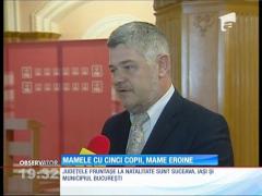 Un nou proiect de lege prevede ca mamele cu cinci copii să primească o indemnizaţie toată viaţa