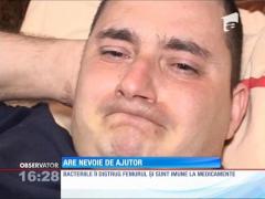 Un tânăr din Târgu-Jiu are nevoie de bani ca să-şi păstreze piciorulul stâng