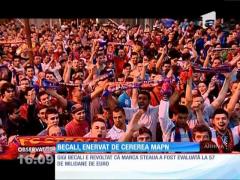 Gigi Becali, enervat că marca Steaua a fost evaluată la 57 de milioane de euro