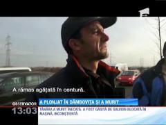 O femeie de 26 de ani a plonjat cu mașina în râul Dâmbovița