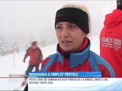 Zăpadă și petreceri, în week-end, la Rânca