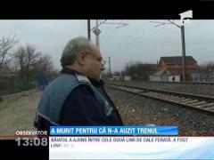 Tânăr de 18 ani, lovit mortal de două trenuri!
