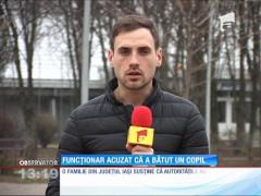 Funcționar acuzat că a bătut un copil