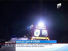 Biciclist lovit de un șofer neatent