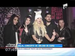 Delia, concerte de 300.000 de euro