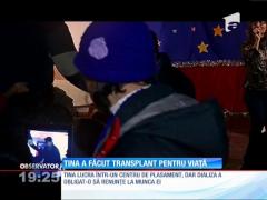 Tina a făcut transplant pentru viaţă