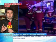 Criza bebeluşilor ia amploare! Încă un copil suspect de sindrom hemolitic uremic a fost internat