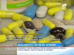 Comercializarea medicamentelor pe internet, interzisă prin lege