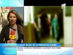 Incident şocant în Brăila. O elevă s-a aruncat de la fereastra liceului la care învaţă