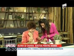 Special! Olivia Păunescu, prezentatoarea Observatorului Matinal, cadou gustos pentru mama