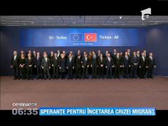 Uniunea Europeană speră să încheie, în zece zile, un acord cu Turcia, pentru a stăvili valurile necontrolate de imigranţi