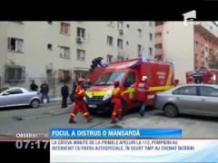 Incendiu pe bulevardul 1 Decembrie din Capitală