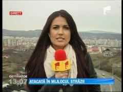 O haită de câini a atacat o femeie în plină stradă