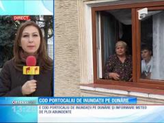 Cod portocaliu de inundații pe Dunăre