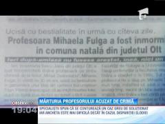 Profesorul acuzat de crimă, cercetat în libertate, sub control judiciar