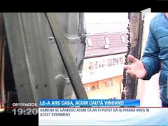 Proprietarii apartamentelor din mansarda mistuită de incendiu caută vinovaţii