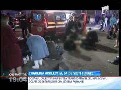 Tragedia #Colectiv, un nou bilanț: 64 de morți